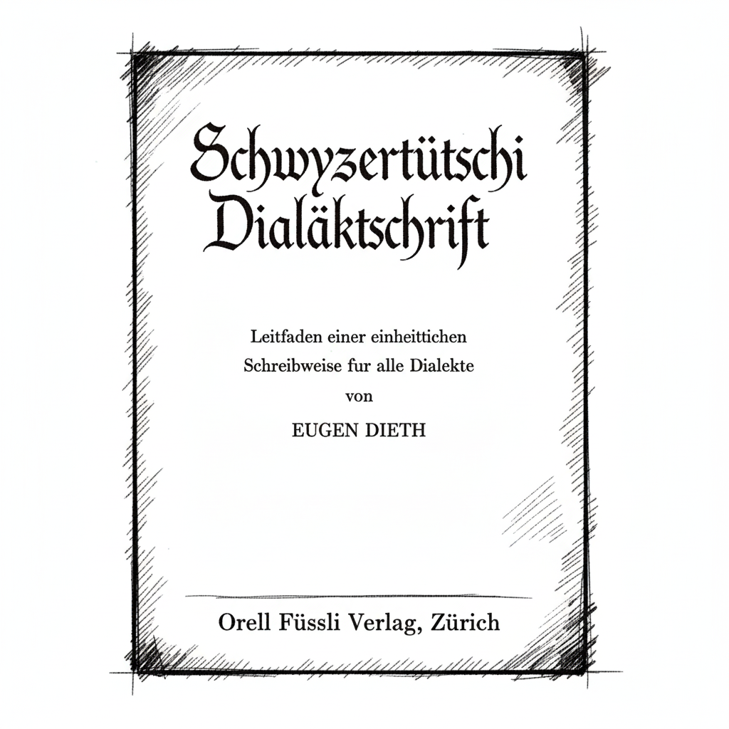 Dialektschrift Buch