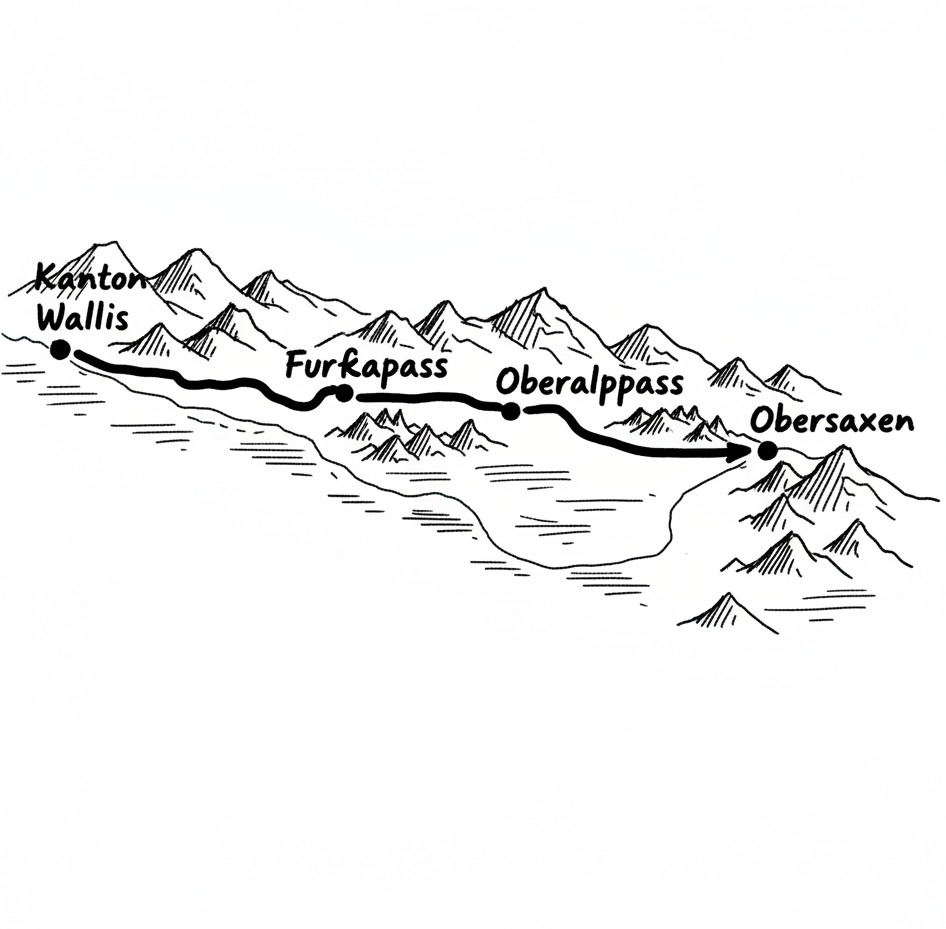 Walser Migrationsroute